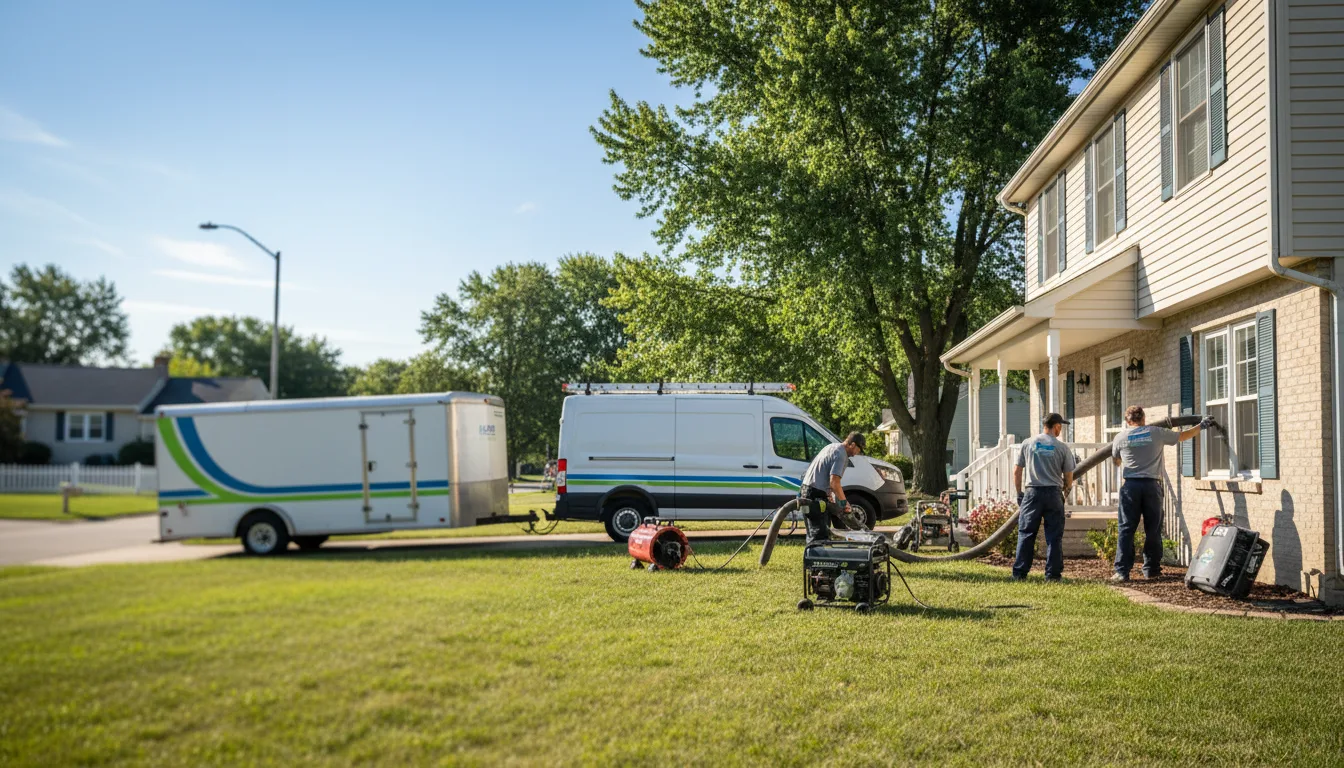 Flooded Basement Restoration And Cleanup With Repair in Pewamo, MI near me